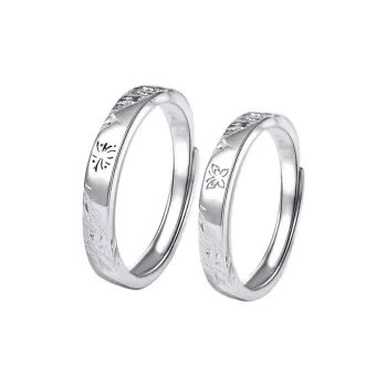 Anxious 999 Fine Silver Rings Unisex