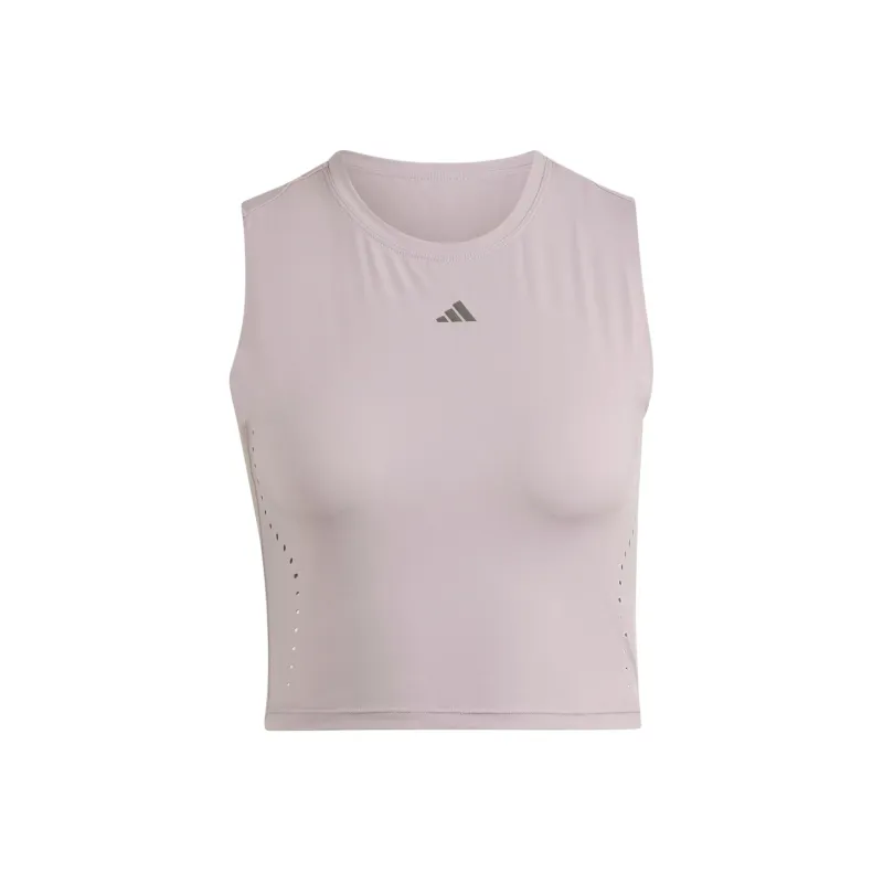 Adidas Hiit Crop Heat.Rdy Tank Top Sport Vests Women's Purple-0