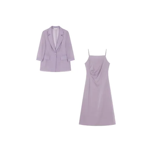 IHIMI SS24 Skirt Set Women's Lavender