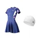 Clothing Sets (Swimsuit+Swimming Cap)