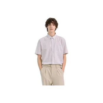 WILD LEADER Shirts Men Pink White Plaid[CW51585A26]