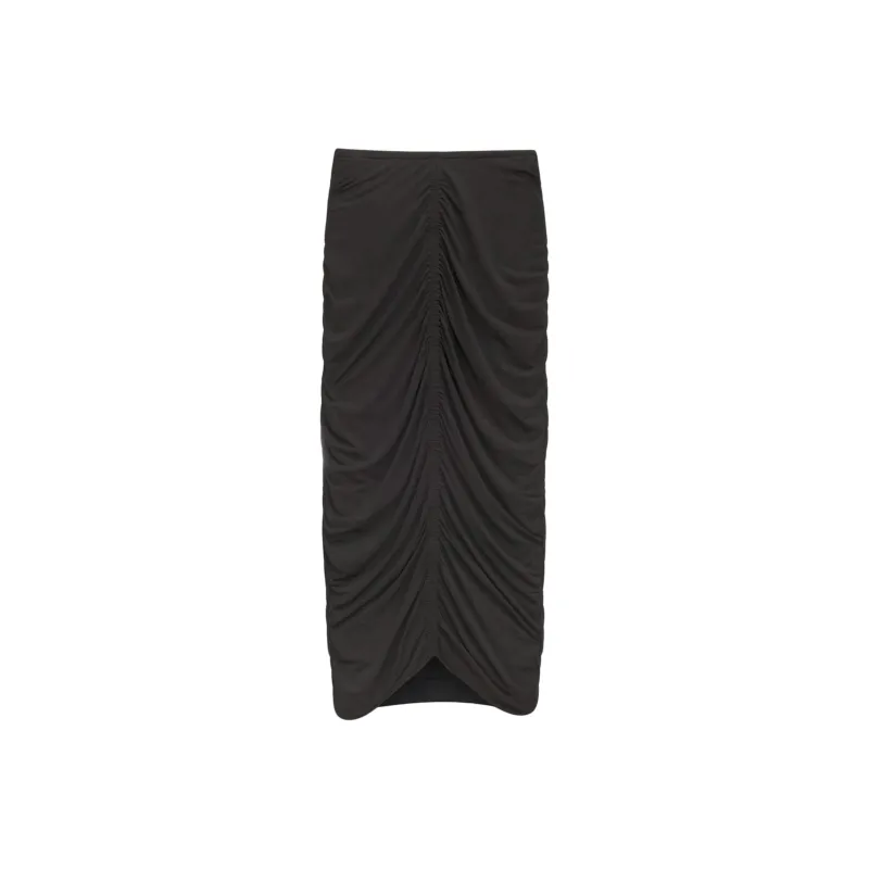 ISABEL MARANT Ruched Midi Skirt-0