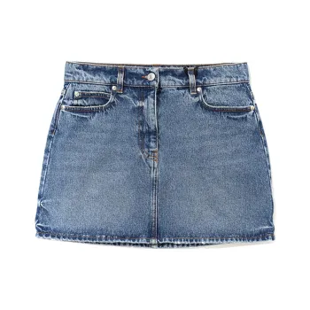 MSGM Denim Short Skirts Women's Blue