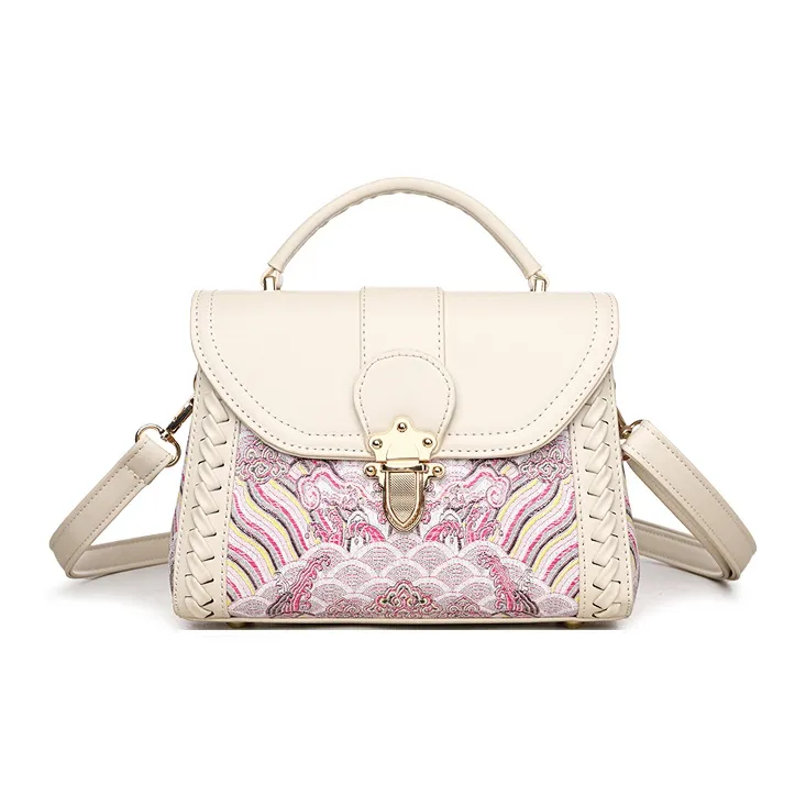 CORE BIRD PU Handbag Regular Women's Multicolor-4