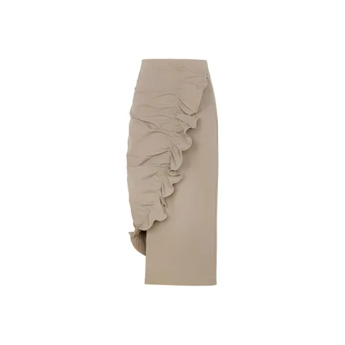 XG Casual Long Skirt Women's Khaki