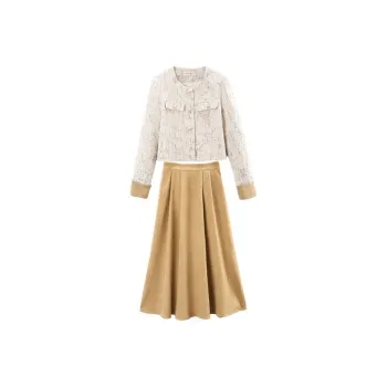 A Paradise For Awakening Skirt Set Women's Khaki