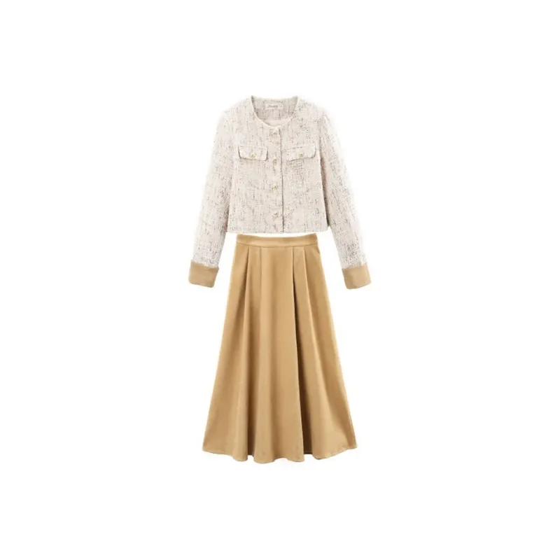 A Paradise For Awakening Skirt Set Women's Khaki-0