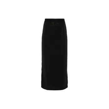 VERSACE JEANS COUTURE Embellished Midi Skirt