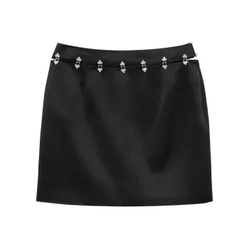 Bebe Casual Short Skirts Women's Black
