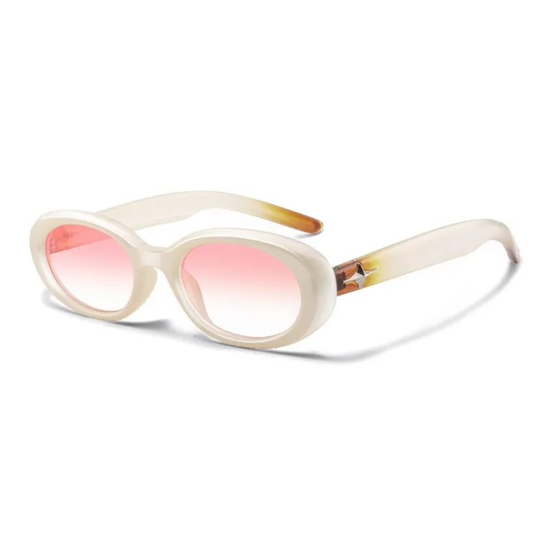 MK MINGKU Oval Sunglasses Unisex-4