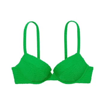 Victoria's Secret PINK Mix & Match Sexy Tee Push-Up Bikini Top /JG Bikini Women's Emerald Green