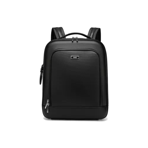 Jeep Microfiber Backpack Men's Black