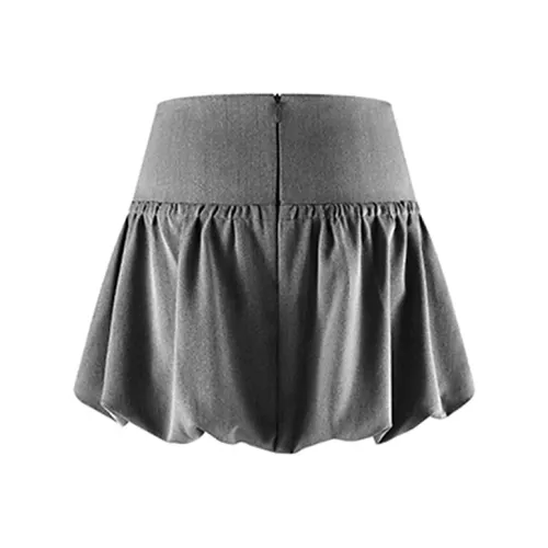 A21 Casual Short Skirts Women's Heather Gray