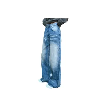 PLUSONEONE+ Jeans Women's Blue Pants
