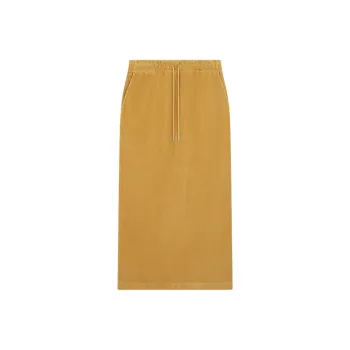 Maison Kitsune FW24 Casual Long Skirts Women's Toad Beige