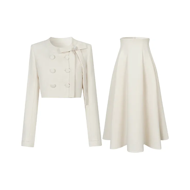Manekniv Skirt Set Women's Apricot-0