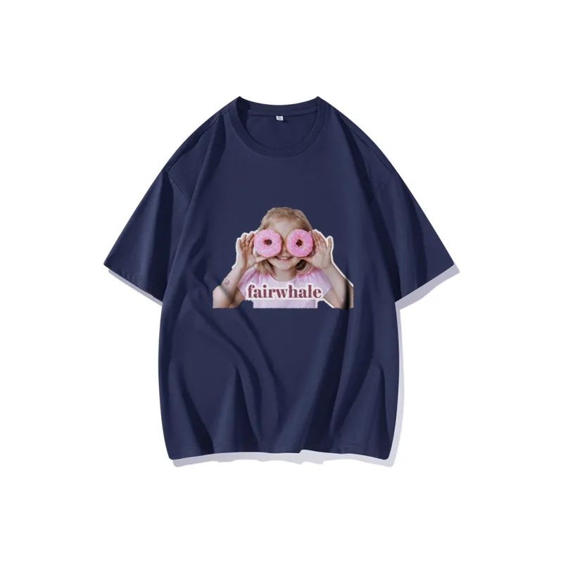 FAIRWHALE Drop Shoulder Sleeve T Shirt Women's-9