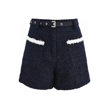 MASFER.SU Casual Short Skirts Women's Blue Black