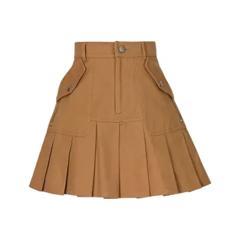 Snbl Casual Short Skirts Women's Brown