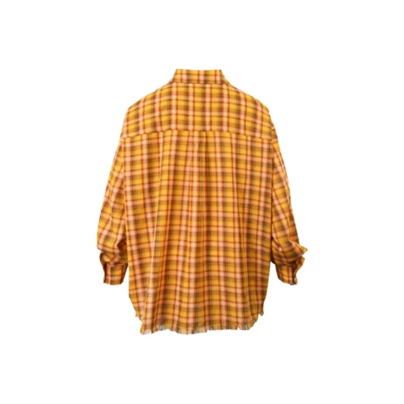 NEAR HERE Shirts Unisex Yellow-1