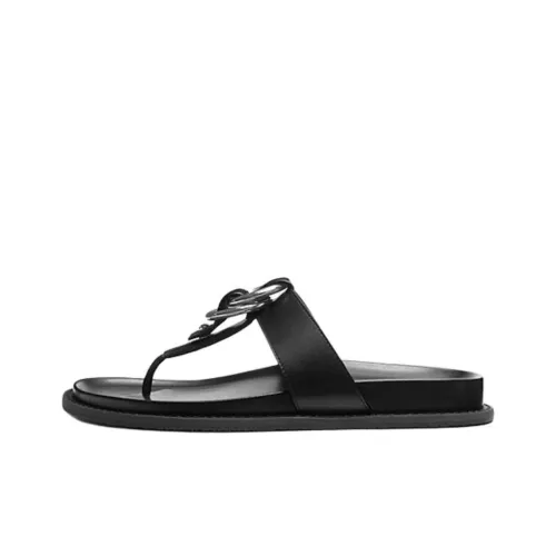 MICHAEL KORS Slip Resistant Jaden Flip Flops Men's Black