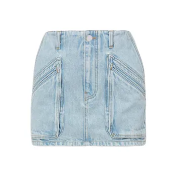 AMIRI Cargo Denim Skirt