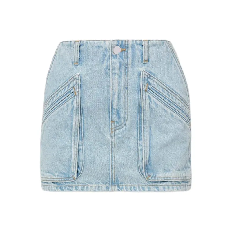 AMIRI Cargo Denim Skirt-0