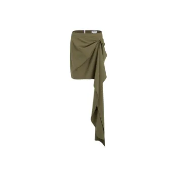 URBAN REVIVO UR Designer Collection Casual Short Skirts Women's Coffee Brown