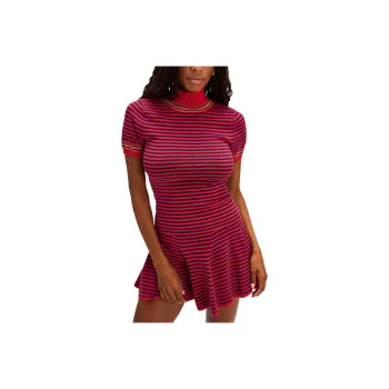 FREE PEOPLE Montecito Set Skirt Set Women's Red Combo/Red Combination