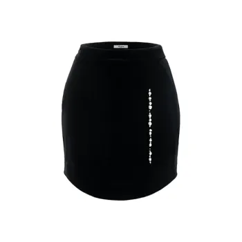 AS DALIO Casual Short Skirts Women's Black