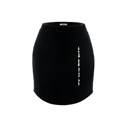 AS DALIO Casual Short Skirts Women's Black