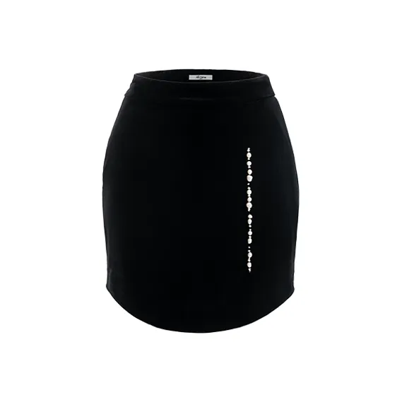 AS DALIO Casual Short Skirts Women's Black-0