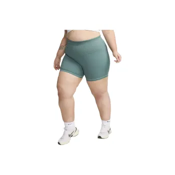 Nike One Rib Women's High-Waisted 5' Biker Shorts Plus Size