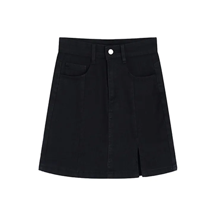 DGMZ Denim Short Skirts Women's Black-0