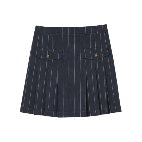 Sandro Striped Mini Skirt