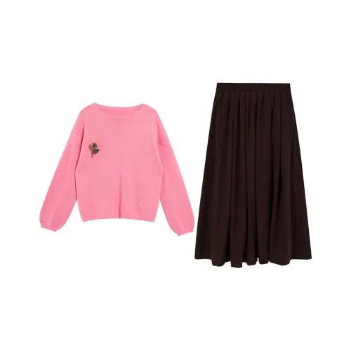 BVODE Two Piece Skirt Sets Women's
