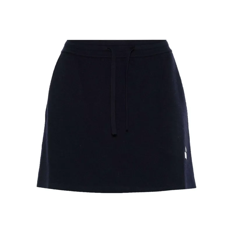 ISABEL MARANT ETOILE Amaline Drawstring Knitted Mini Skirt-0