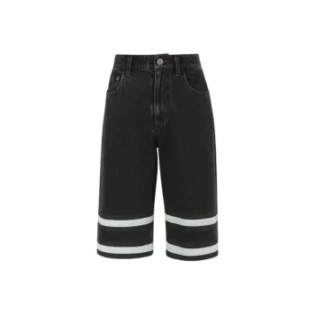 VVNK JANE PLUS Denim Shorts Women's Dark Gray