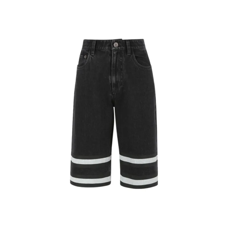VVNK JANE PLUS Denim Shorts Women's Dark Gray-0