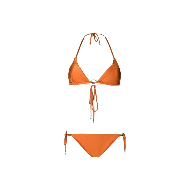 EMPORIO ARMANI SS23 Triangle Bikini Women's Orange-0