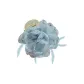 Blue Peony Flower Claw Clip