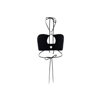 Magda Butrym Pearl detailed Bandeau Bikini Top