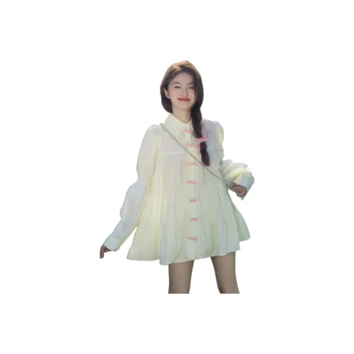 XIANSINIAO Long Sleeved Dress Women's