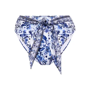 Camilla Glaze And Graze High-waist Bikini Briefs