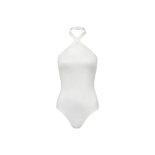 Alaia One-Piece Backless Swimsuit One-piece Swimsuit Women's White