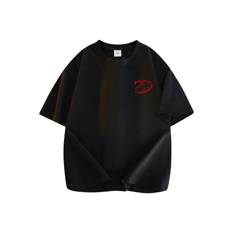 HUANQIU T Shirt Unisex Navy Blue-7