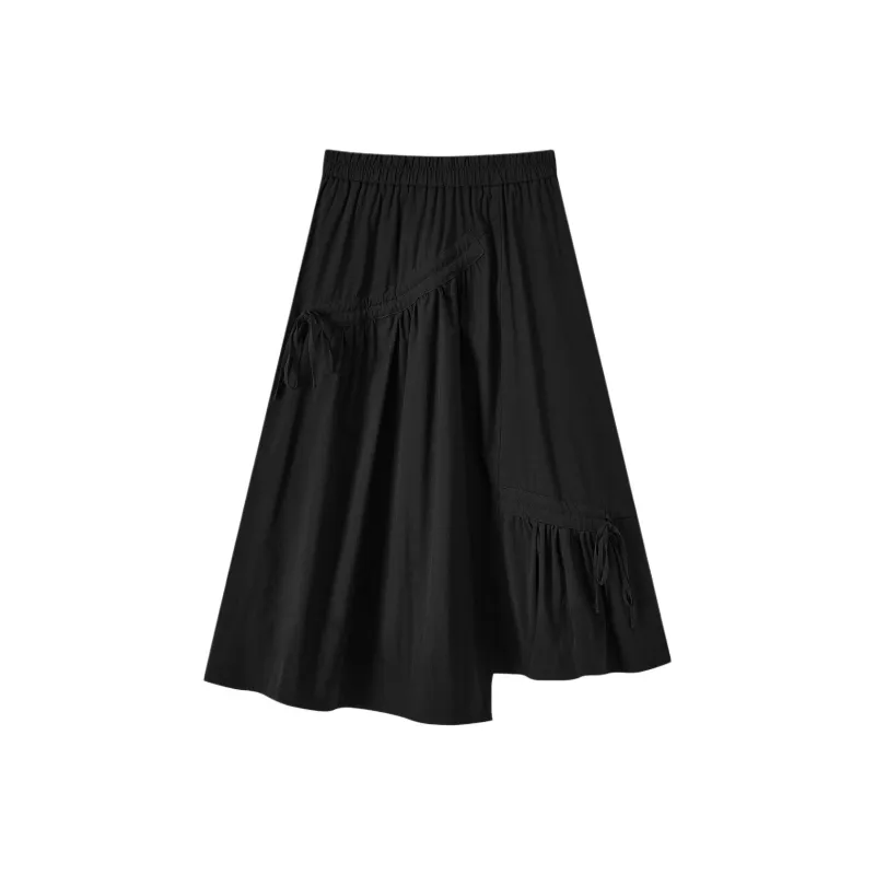 EICHITOO Casual Long Skirts Women's Black-0