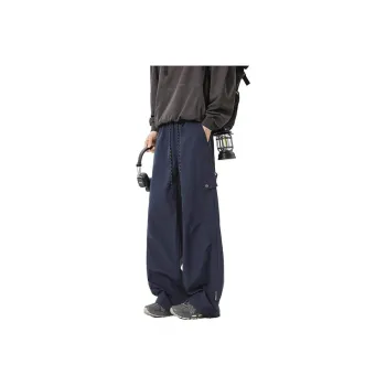 DARK HORSE Casual Pants Unisex Navy Blue