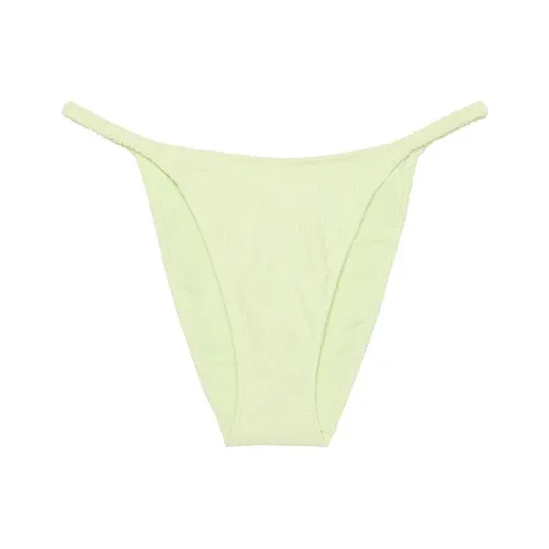 Victoria's Secret PINK SCRUNCHIE STRING BIKINI BOTTOM / Lime Cream Swimming Shorts Women's Lime Cream