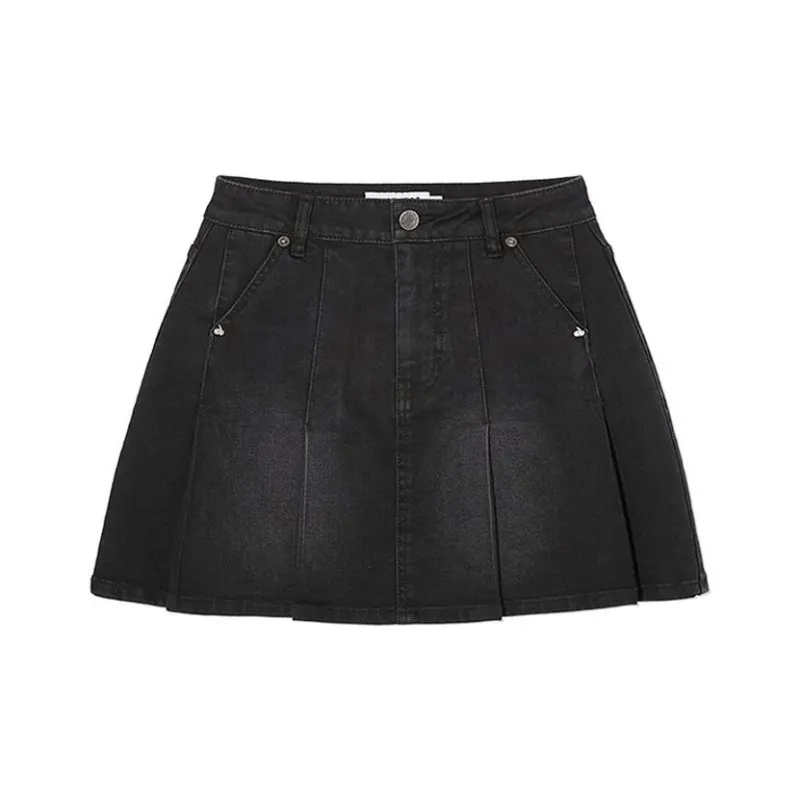 Kirsh SS24 Denim Short Skirts Women's Black-0